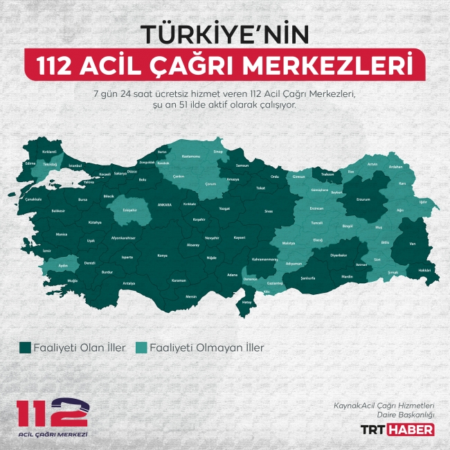 Acil hizmet veren kurumlar '112' çatısı altında toplanıyor
